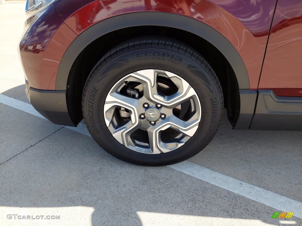 2018 CR-V EX - Basque Red Pearl II / Gray photo #10