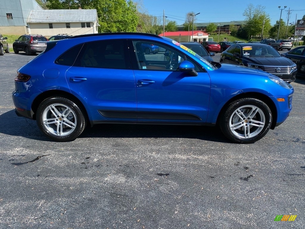 2017 Macan S - Sapphire Blue Metallic / Luxor Beige photo #5