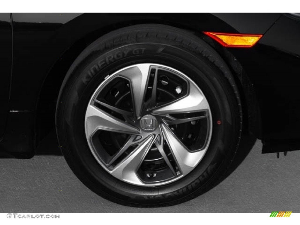 2021 Civic LX Sedan - Crystal Black Pearl / Black photo #12