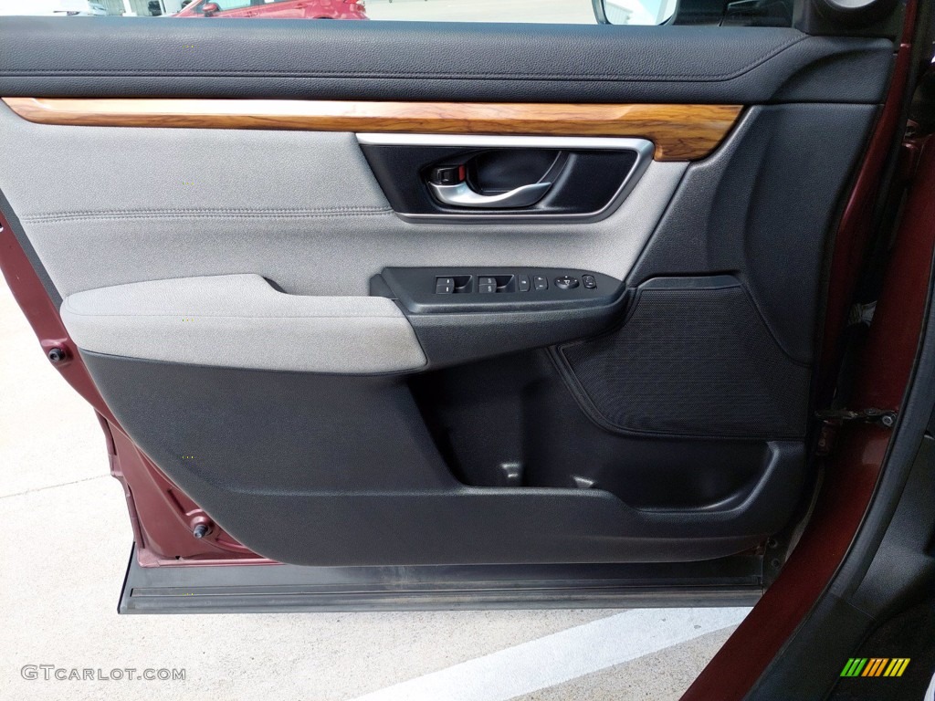 2018 CR-V EX - Basque Red Pearl II / Gray photo #13