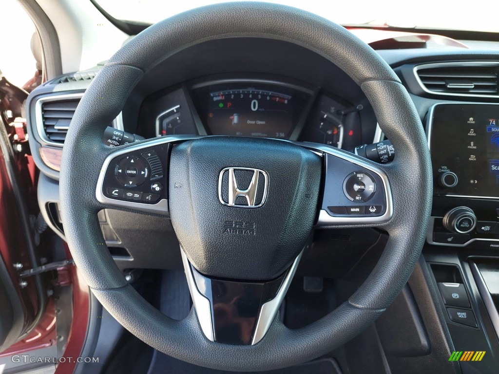 2018 CR-V EX - Basque Red Pearl II / Gray photo #15