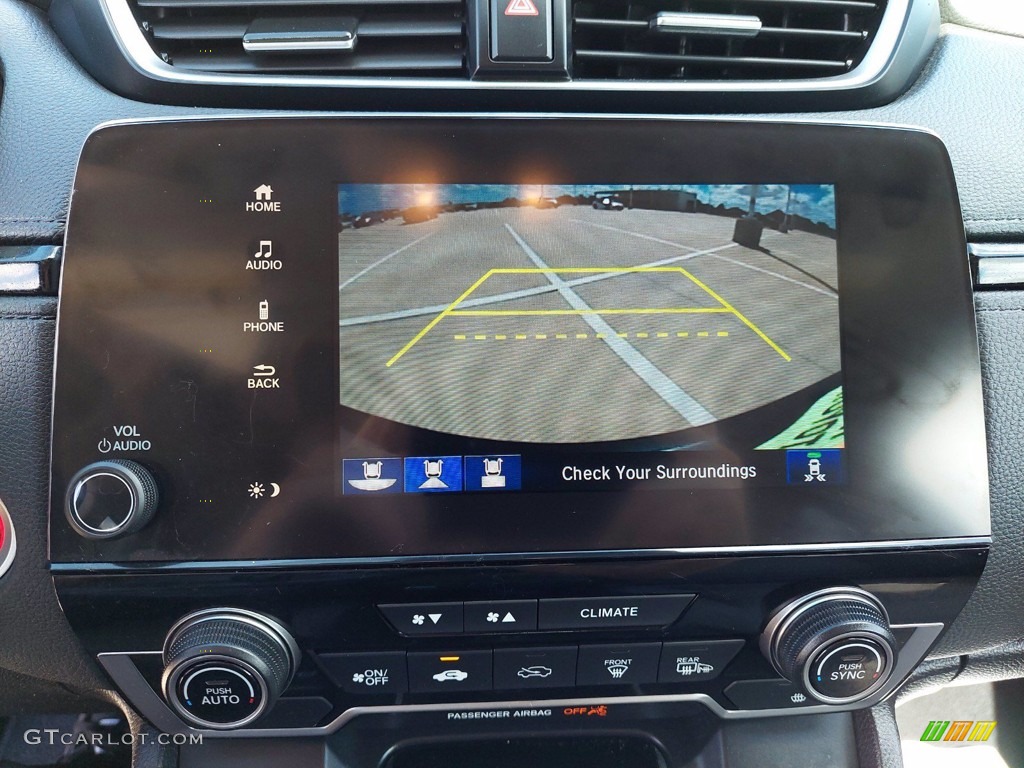 2018 CR-V EX - Basque Red Pearl II / Gray photo #20