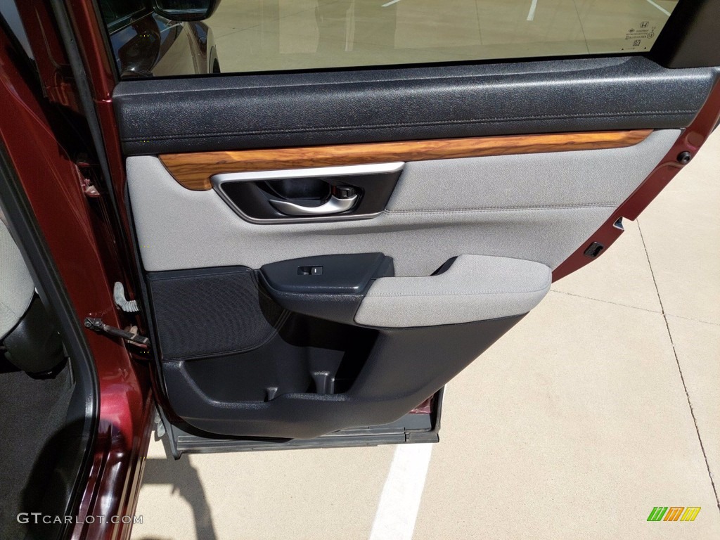 2018 CR-V EX - Basque Red Pearl II / Gray photo #25