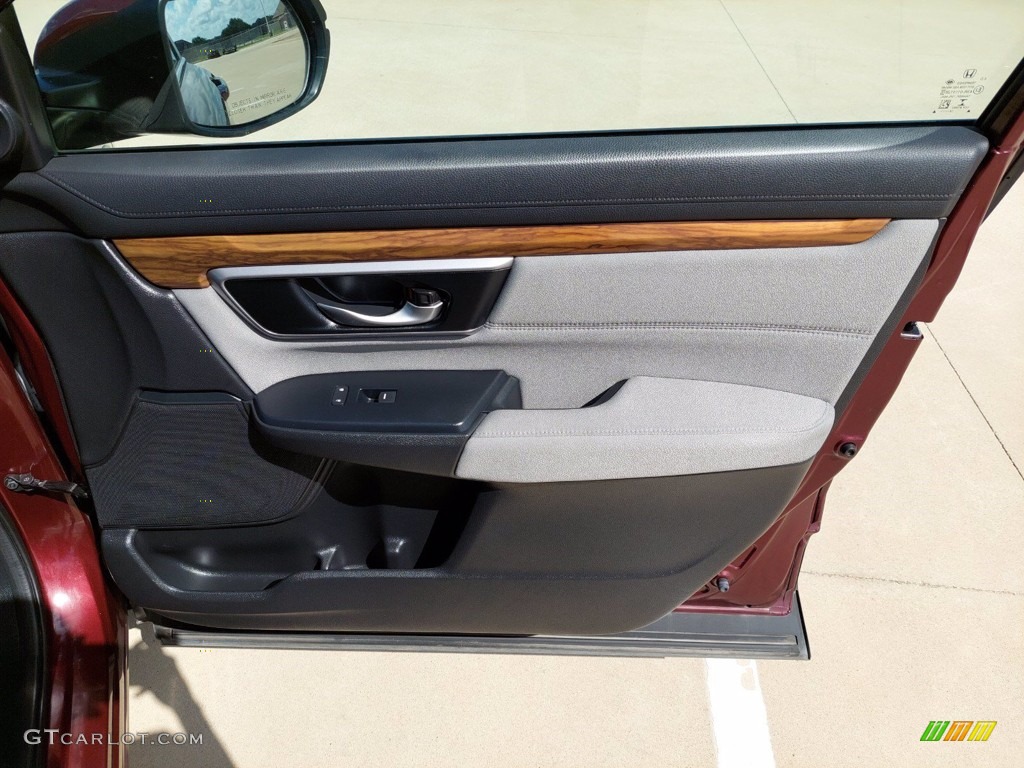 2018 CR-V EX - Basque Red Pearl II / Gray photo #27