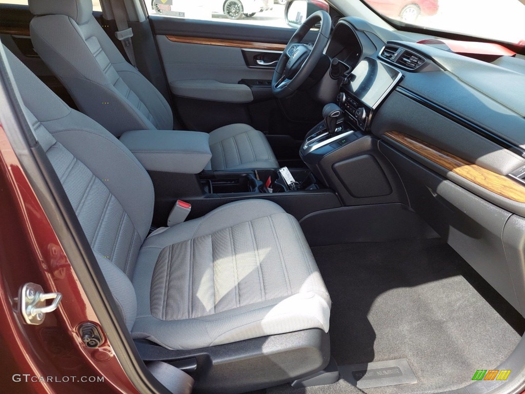 2018 CR-V EX - Basque Red Pearl II / Gray photo #28
