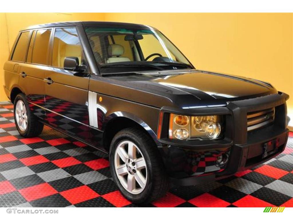 2003 Range Rover HSE - Adriatic Blue Metallic / Sand/Jet Black photo #1