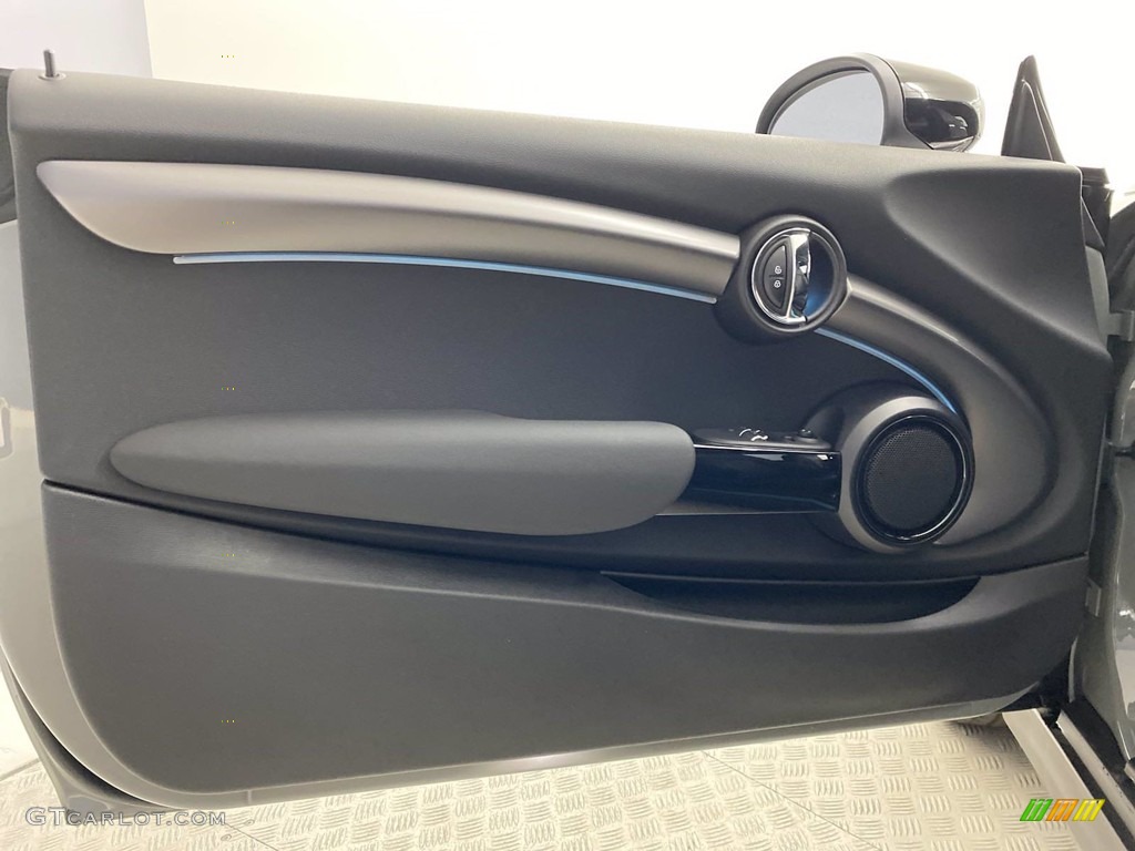 2022 Mini Hardtop Cooper S 2 Door Carbon Black Door Panel Photo #141916422