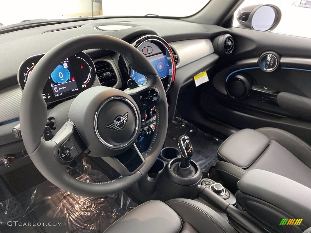 Carbon Black Interior 2022 Mini Hardtop Cooper S 2 Door Photo #141916494