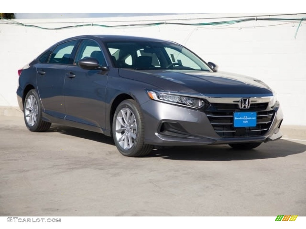 2021 Accord LX - Modern Steel Metallic / Black photo #1