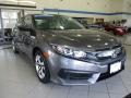 Modern Steel Metallic - Civic LX Sedan Photo No. 3