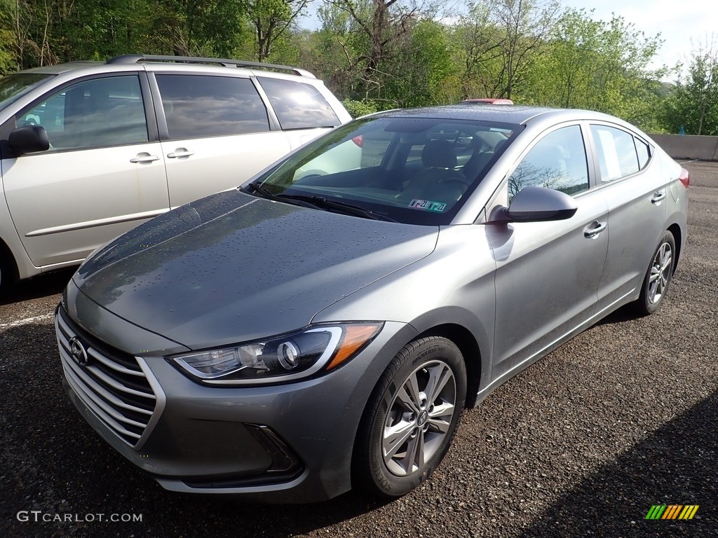 2018 Elantra Value Edition - Galactic Gray / Gray photo #1