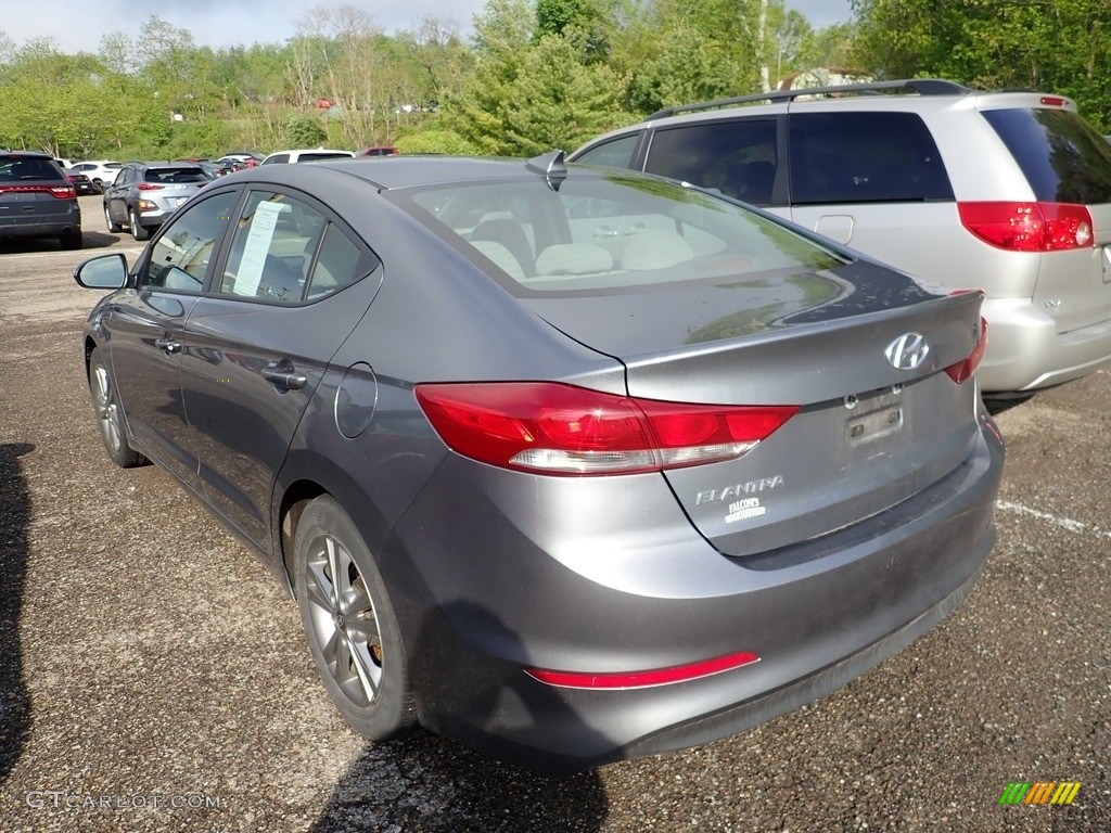 2018 Elantra Value Edition - Galactic Gray / Gray photo #2
