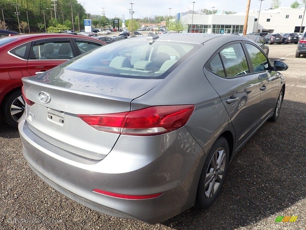 2018 Elantra Value Edition - Galactic Gray / Gray photo #4