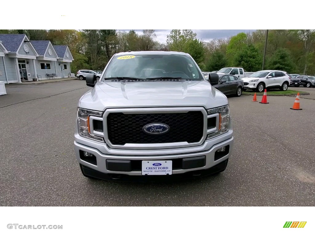2018 F150 XL SuperCrew 4x4 - Ingot Silver / Earth Gray photo #2