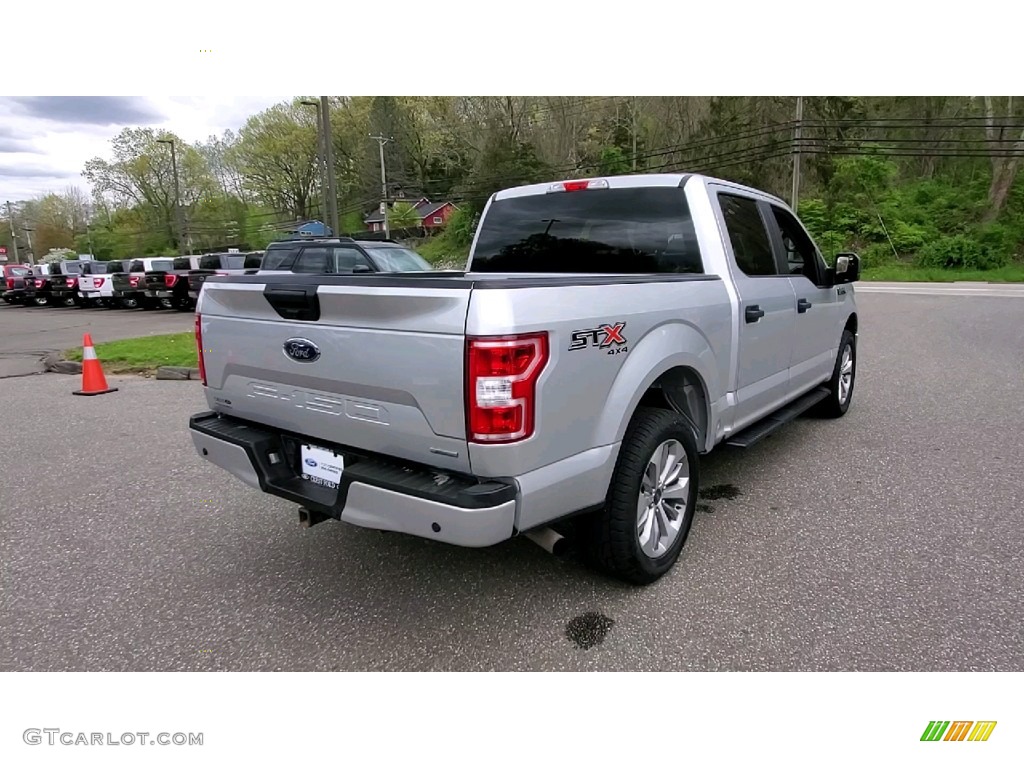 2018 F150 XL SuperCrew 4x4 - Ingot Silver / Earth Gray photo #7