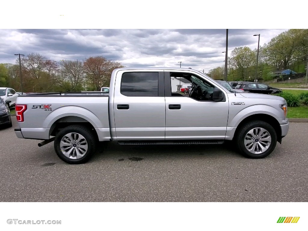 2018 F150 XL SuperCrew 4x4 - Ingot Silver / Earth Gray photo #8