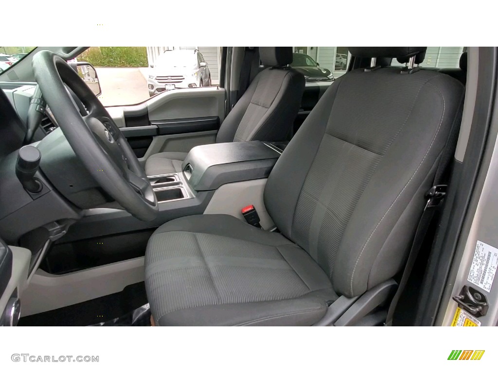 2018 F150 XL SuperCrew 4x4 - Ingot Silver / Earth Gray photo #11