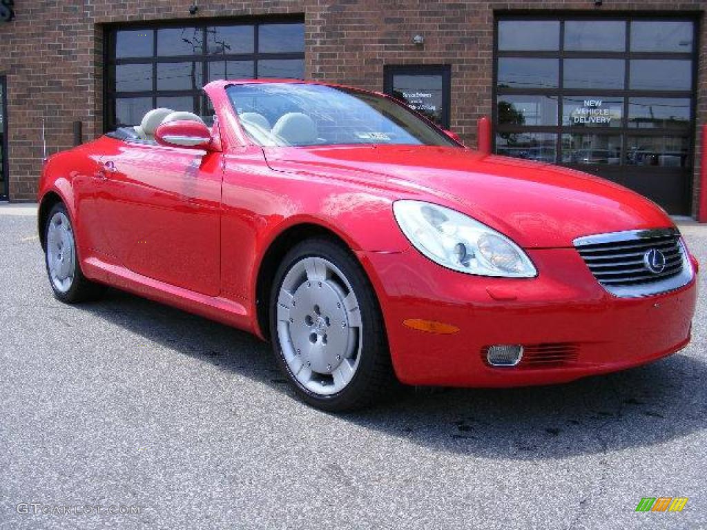Absolutely Red Lexus SC