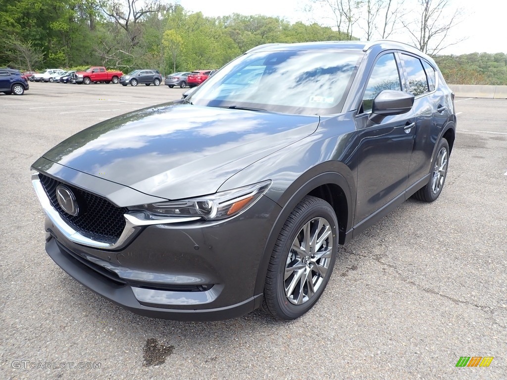Machine Gray Metallic 2021 Mazda CX-5 Signature AWD Exterior Photo #141922113