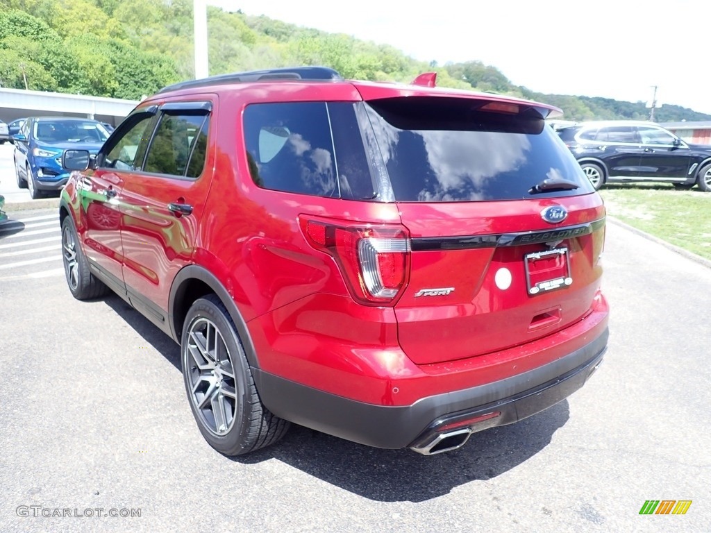 2017 Explorer Sport 4WD - Ruby Red / Ebony Black photo #7