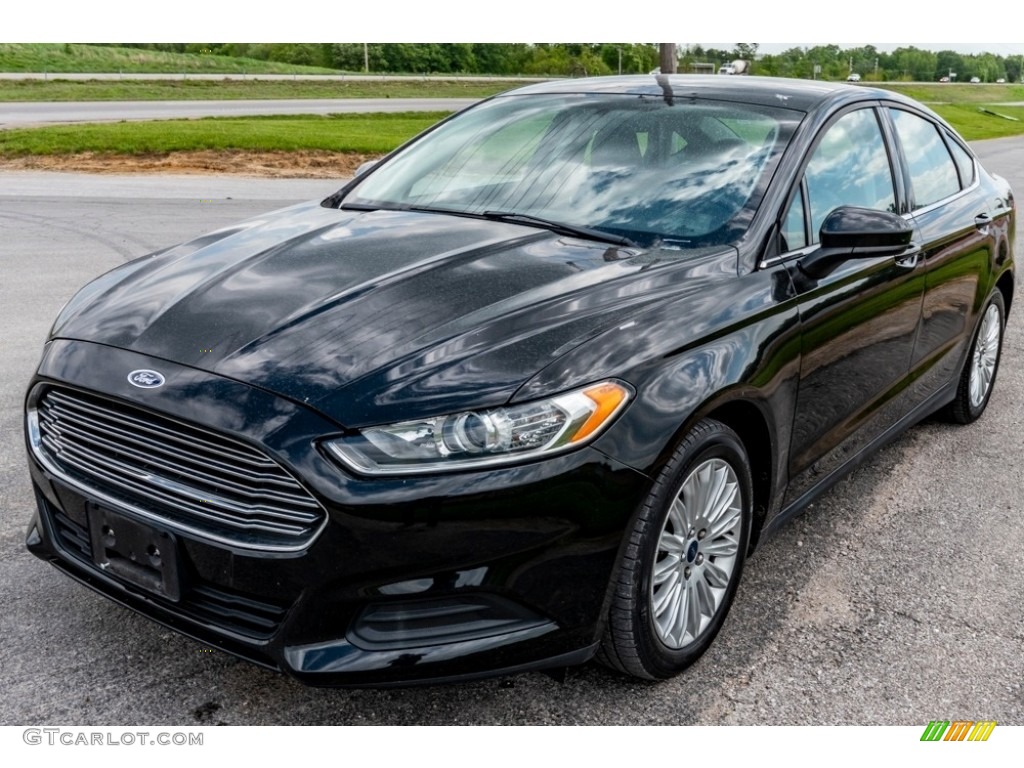 Tuxedo Black 2014 Ford Fusion Hybrid S Exterior Photo #141923451