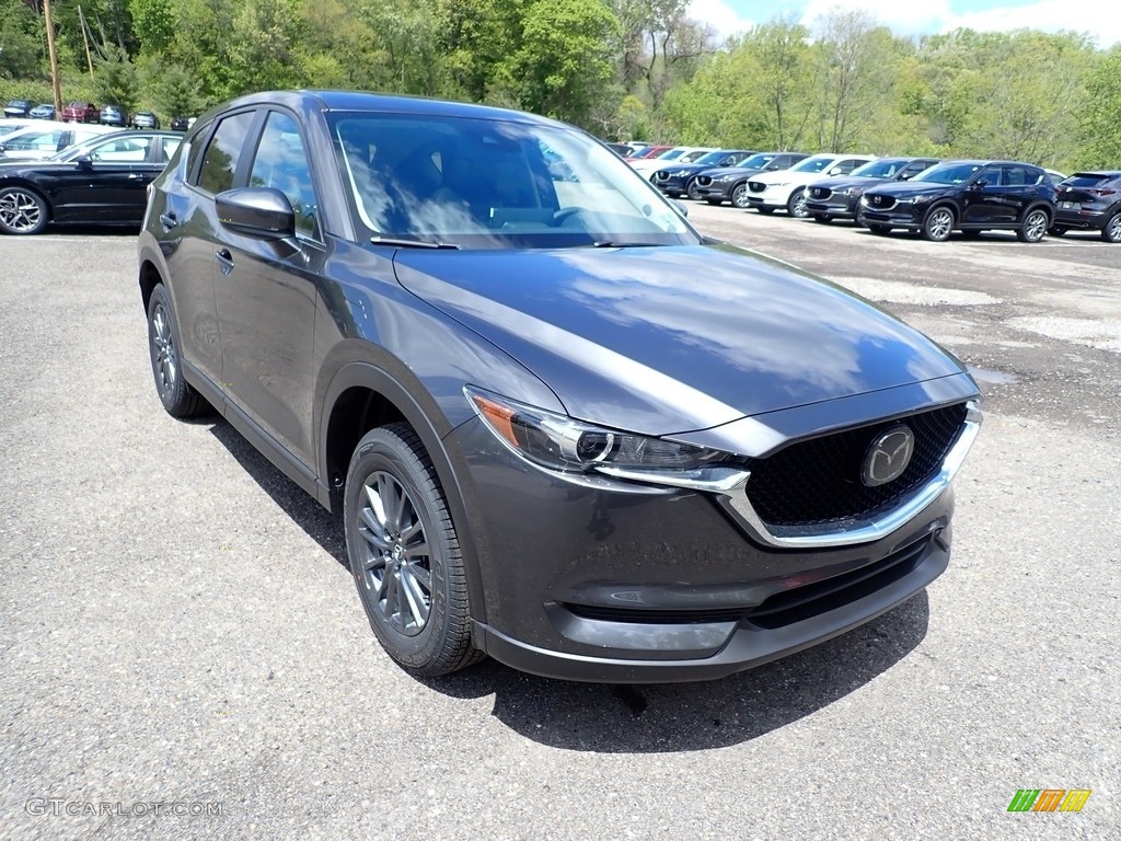 2021 CX-5 Touring AWD - Machine Gray Metallic / Black photo #3