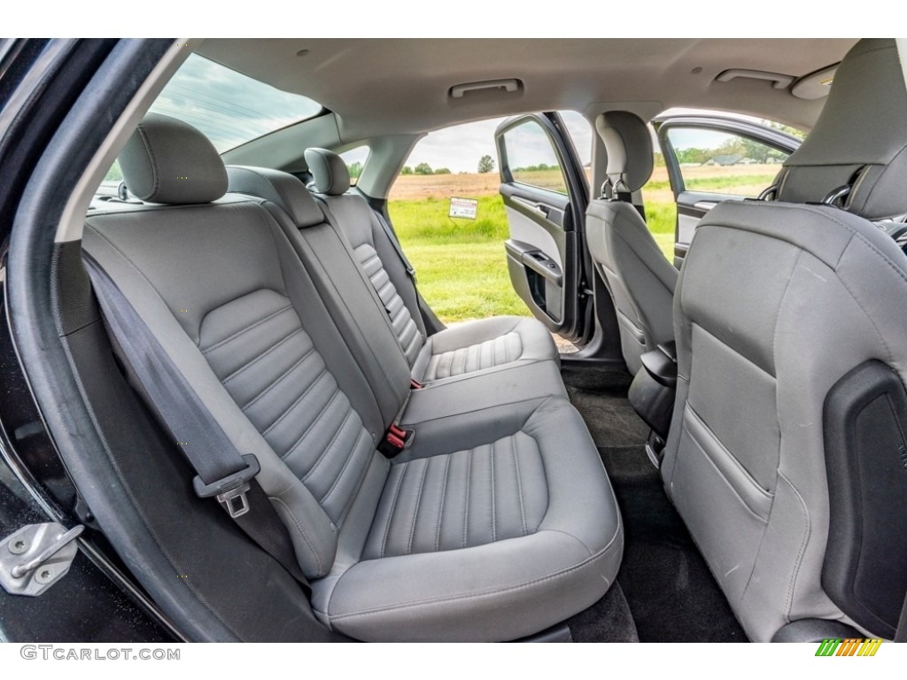 2014 Ford Fusion Hybrid S Rear Seat Photos