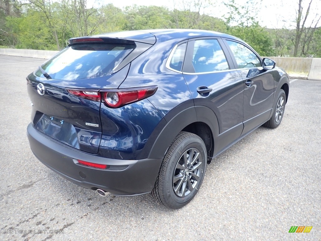 2021 CX-30 FWD - Deep Crystal Blue Mica / Black photo #2