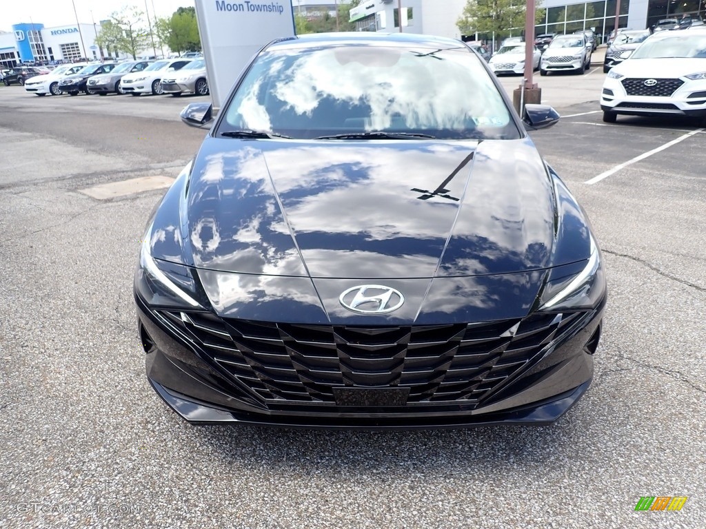 2021 Elantra Limited - Phantom Black / Black photo #4