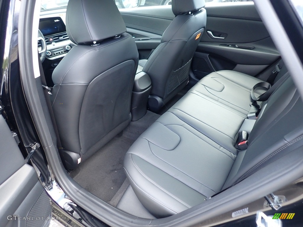 2021 Elantra Limited - Phantom Black / Black photo #8