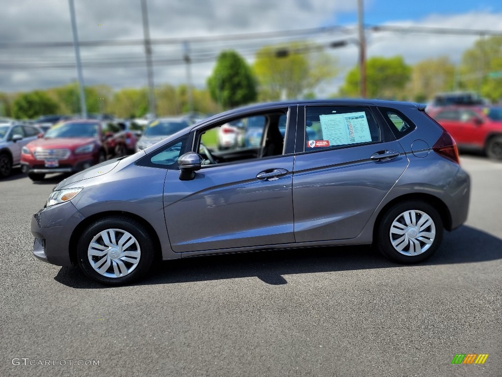 Modern Steel Metallic 2016 Honda Fit LX Exterior Photo #141924777
