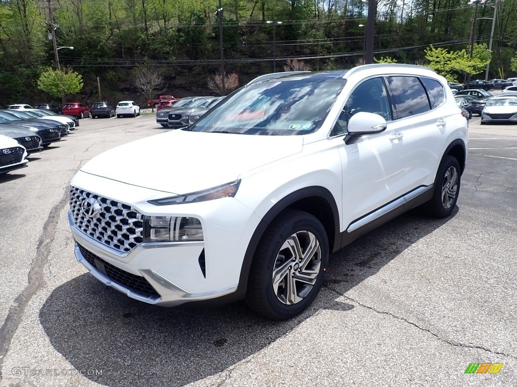 2021 Santa Fe SEL AWD - Quartz White / Black photo #5