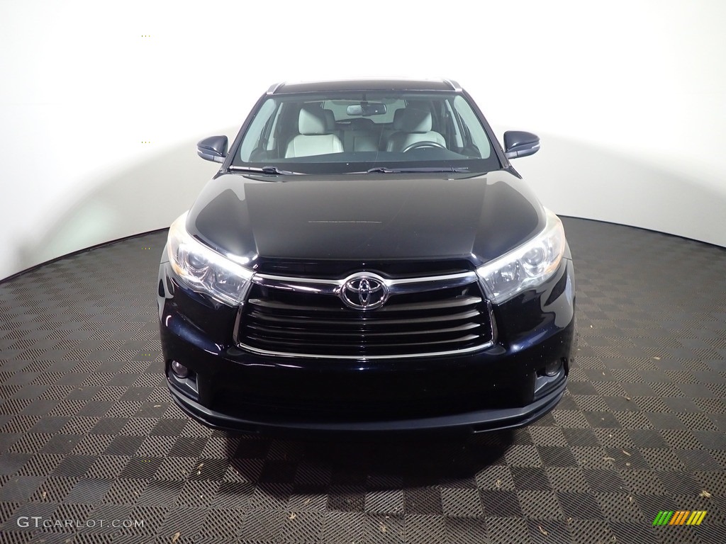 2015 Highlander XLE AWD - Attitude Black Metallic / Ash photo #8