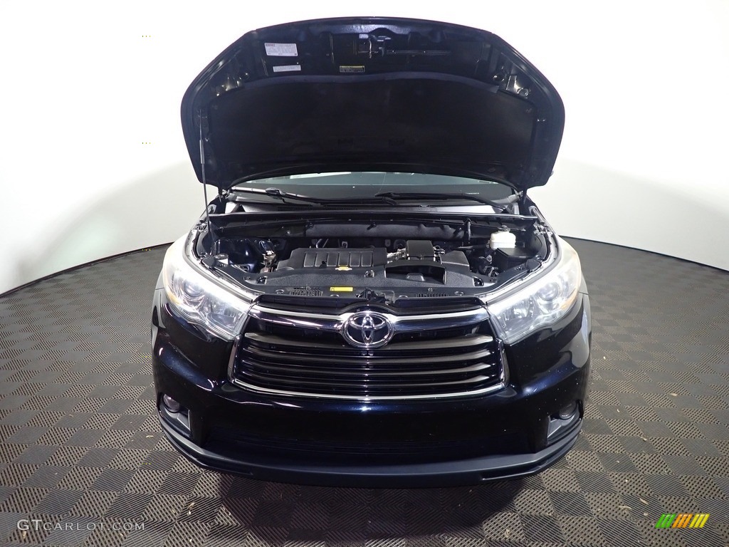 2015 Highlander XLE AWD - Attitude Black Metallic / Ash photo #9