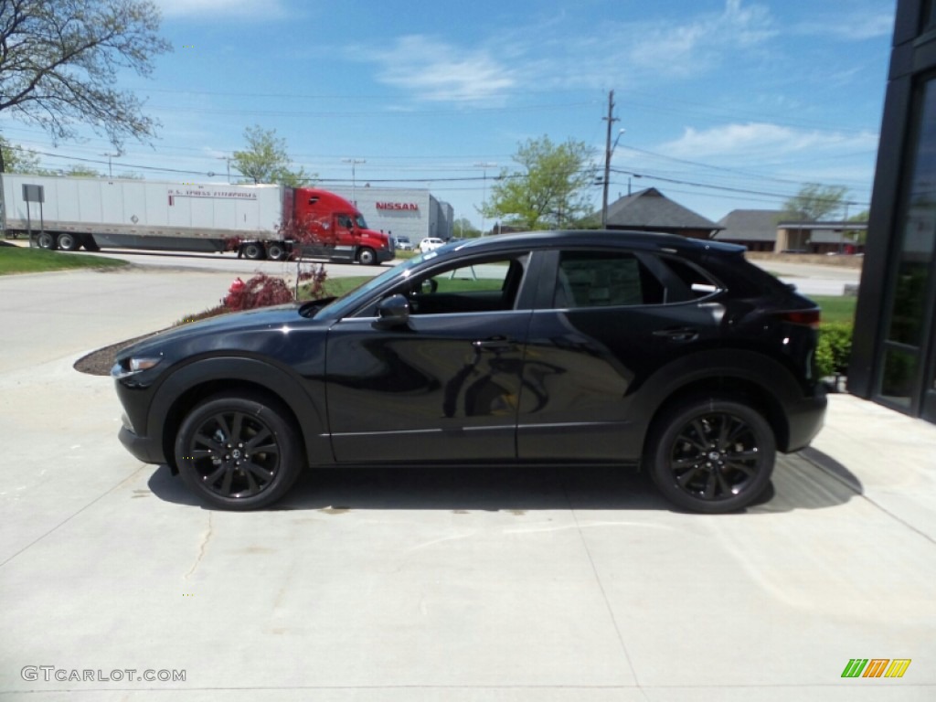 Jet Black Mica 2021 Mazda CX-30 Turbo AWD Exterior Photo #141925680