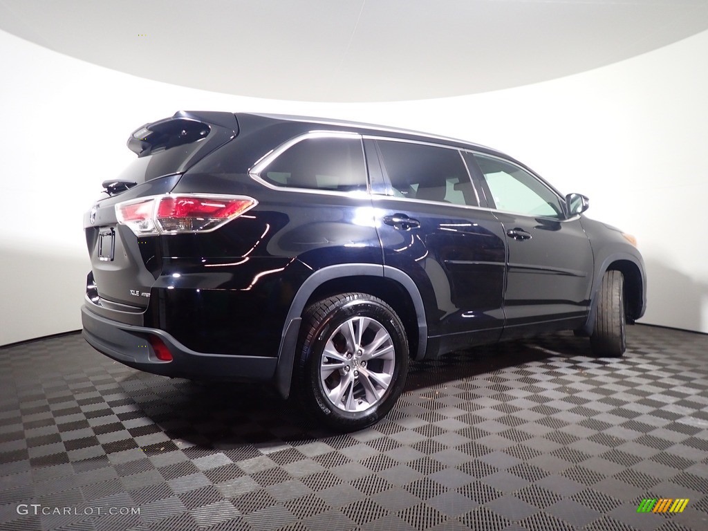 2015 Highlander XLE AWD - Attitude Black Metallic / Ash photo #20