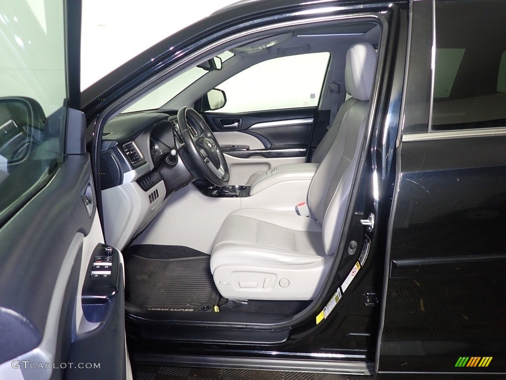2015 Highlander XLE AWD - Attitude Black Metallic / Ash photo #26