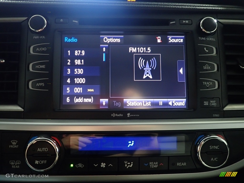 2015 Highlander XLE AWD - Attitude Black Metallic / Ash photo #30
