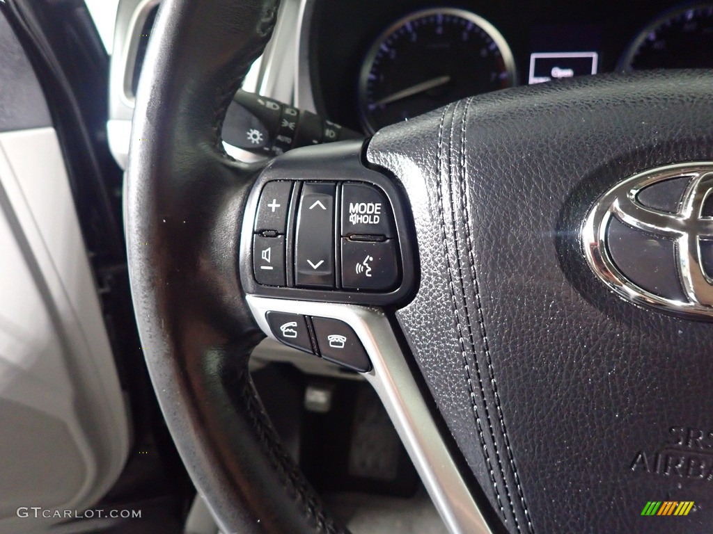 2015 Highlander XLE AWD - Attitude Black Metallic / Ash photo #33