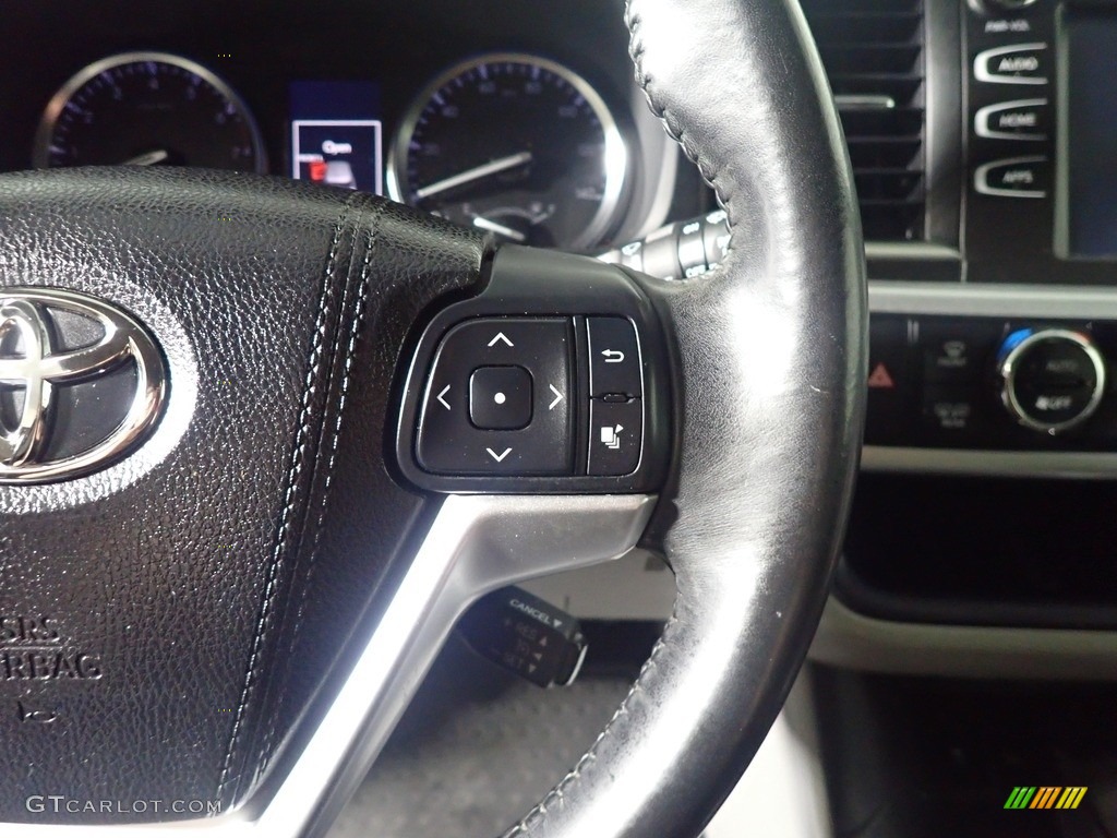 2015 Highlander XLE AWD - Attitude Black Metallic / Ash photo #34
