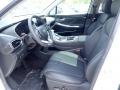 2021 Hyundai Santa Fe Black Interior Front Seat Photo