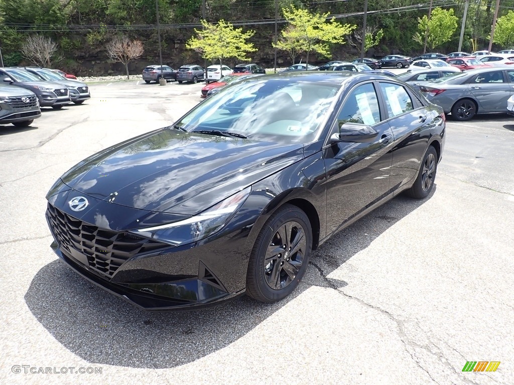 2021 Elantra SEL - Phantom Black / Black photo #5