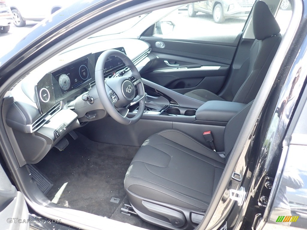 2021 Elantra SEL - Phantom Black / Black photo #10