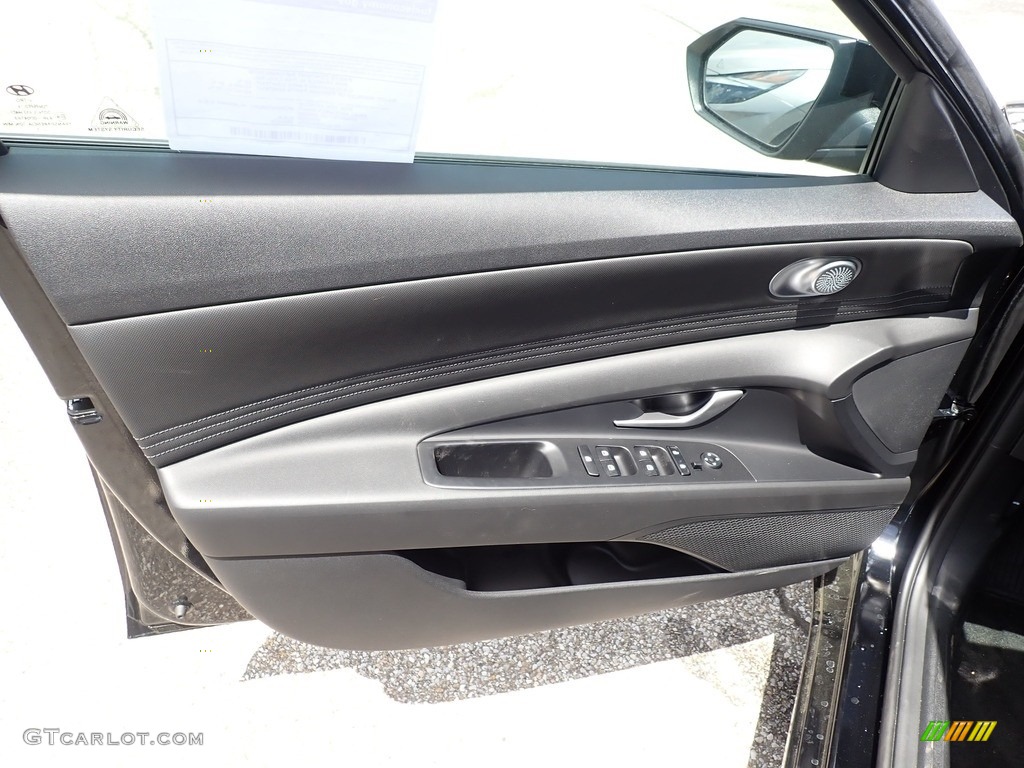2021 Elantra SEL - Phantom Black / Black photo #11