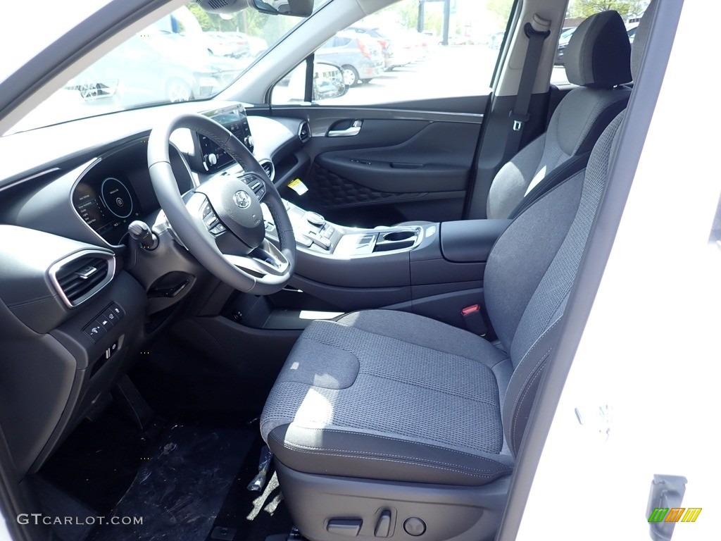 2021 Hyundai Santa Fe Hybrid Blue AWD Front Seat Photo #141928239