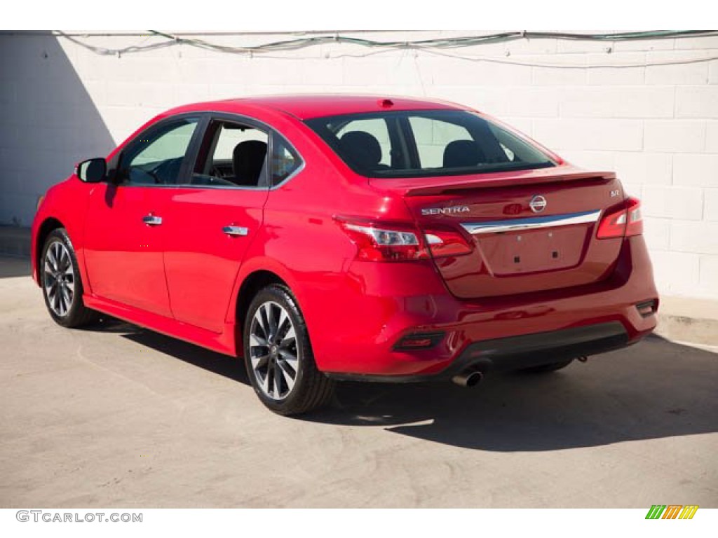 2019 Sentra SR - Red Alert / Charcoal photo #2