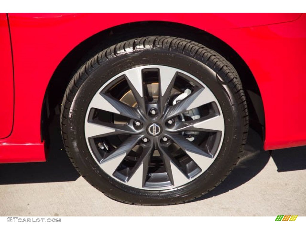 2019 Sentra SR - Red Alert / Charcoal photo #34