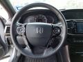 Black 2016 Honda Accord Touring Coupe Steering Wheel