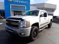 2012 Silver Ice Metallic Chevrolet Silverado 2500HD LT Extended Cab 4x4  photo #2