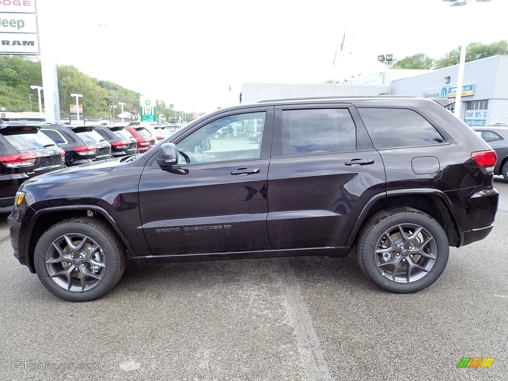 2021 Grand Cherokee Limited 4x4 - Sangria Metallic / Black photo #2